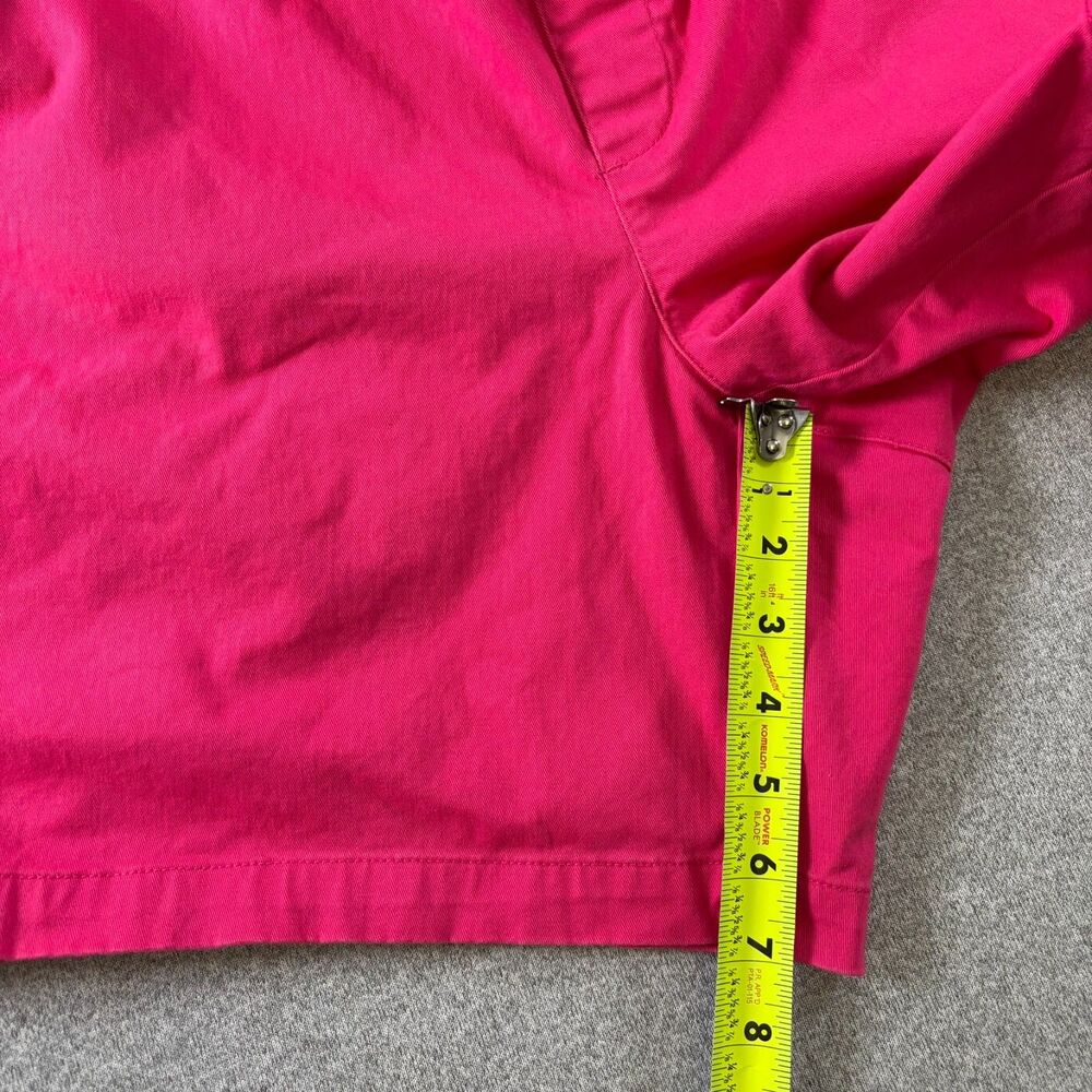 Lands’ End Women’s Shorts 16W Hot Pink Cotton Stretch Pull On Chino Mid Rise - Picture 6 of 6